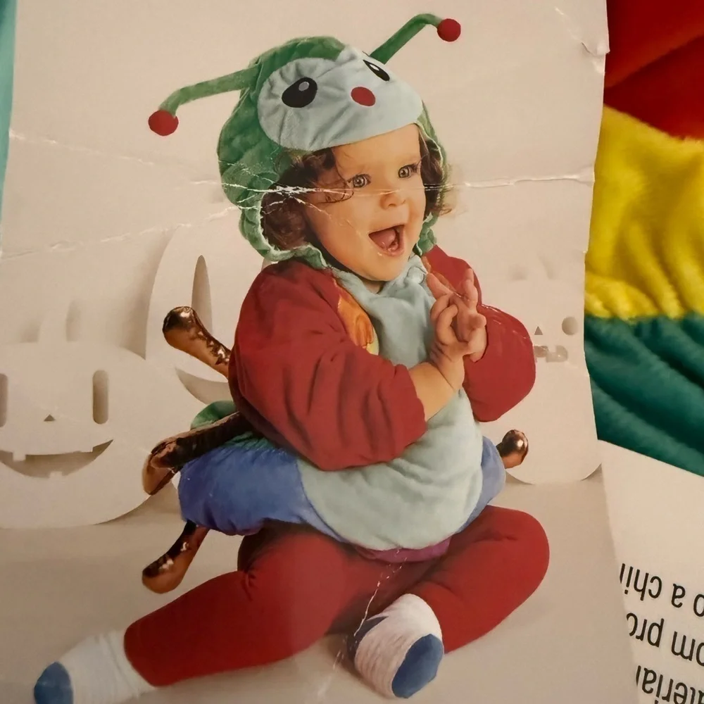Hyde and Eek!! Infant Caterpillar Halloween Costume Ages 6-12 months NWT